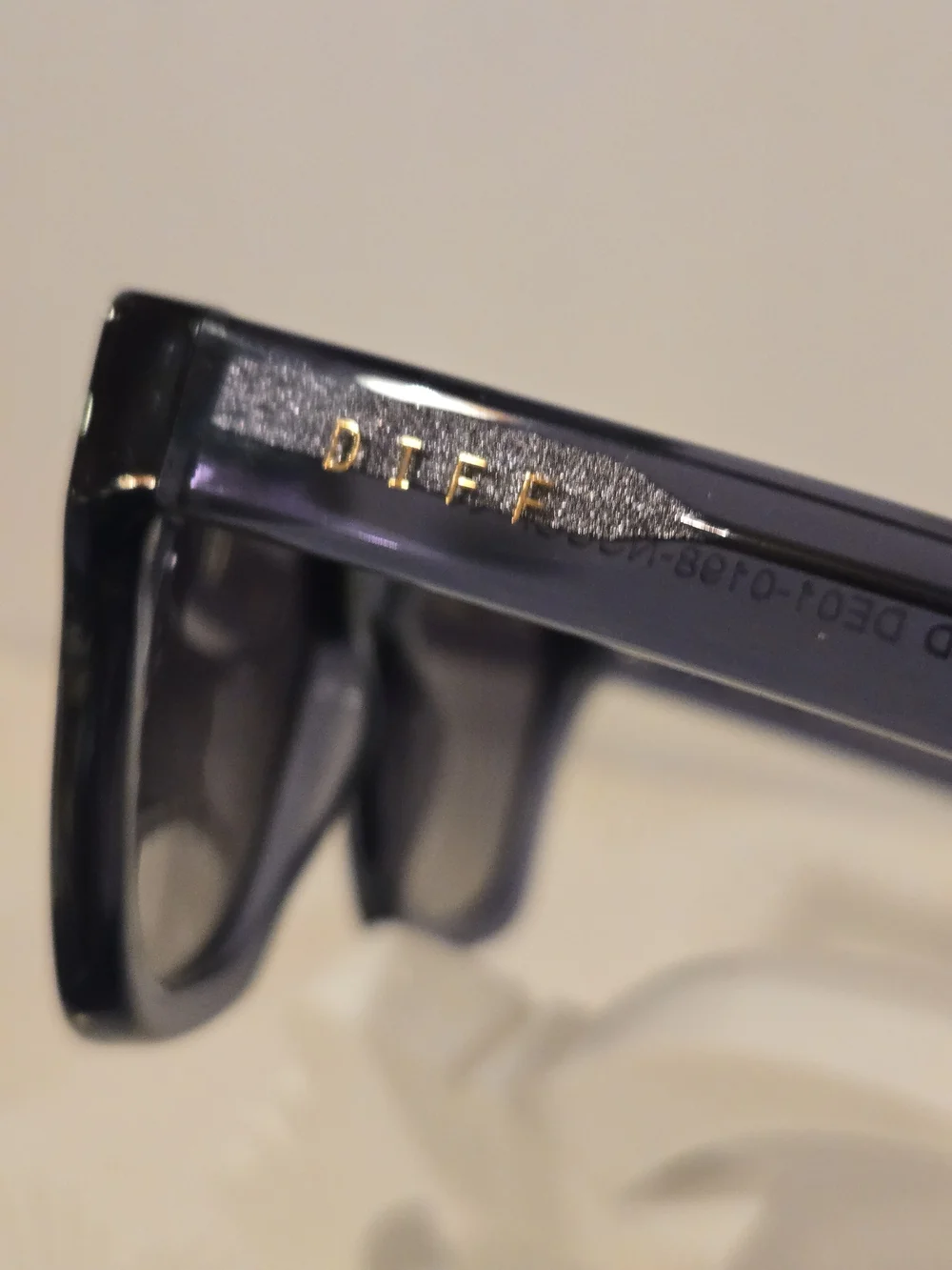 Diff Eyewear Blue Rectangular Sunglasses for Women